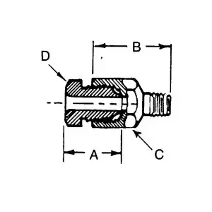 Lincoln Industrial 66771 MALE CONNECTOR