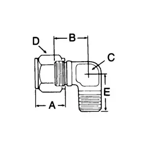 Lincoln Industrial 69082 ELBOW