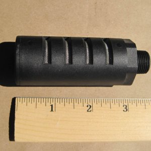 UC HFMP-38 3/8"NPT PL. MUFFLER