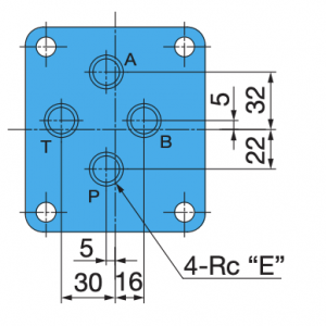 MSA-01Y-E10 Subplate for Solenoid Valve