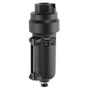 17-016-107 17-016 Series drip leg drain, 1/3 pint metal bowl, with sight glass, 1/2" NPT ports