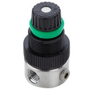 R05-200-RNLA R05 Series, Stainless steel regulator, 1/4" NPT ports, relieving, 5 to 125 PSI outlet pressure range