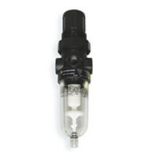 B07-202-A1KA B07 Series, filter/regulator, relieving, with gauge, auto drain, 5 µm, 5 to 100 PSI outlet range, 1/4" NPT ports
