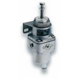 B38-440-A2LA B38 Series stainless steel precision filter/regulator, 1/2" PTF ports, relieving, auto drain, 25 um, 4 to 125 PSI outlet pressure range