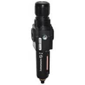 B72G-2GK-AE1-RMN Excelon B72G Series, filter/regulator, relieving, without gauge, auto drain, 5 µm, 5 to 150 PSI outlet range, 1/4" ISO G ports, metal bowl with liquid level indicator