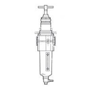 B73G-2AT-QD3-RMN Excelon B73G Series, filter/regulator, 1/2" PTF ports, relieving, 40 µm, manual drain, metal bowl with sight glass, without gauge