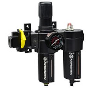 BL74-601A Excelon BL74 Series Combination FRL, 3/4" PTF ports, automatic drain, relieving regulator, micro-fog lubricator, metal bowl