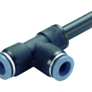 C20640402 Stem Side Tee, 5/32" stem, 1/4" O/D tube ports