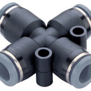 C20900200 Union cross, 5/32" tube O/D