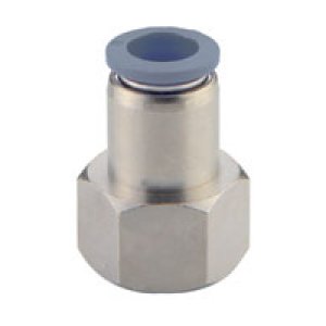 C24260728 Straight adapter, 1/2" tube O/D, 1/4" NPT female thread