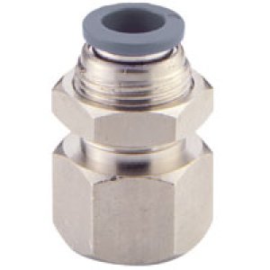 C24320218 Female bulkhead, 5/32" tube O/D, 1/8" NPT port, M12x1.0 thread