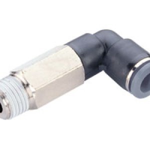 C24540210 90° Swivel Elbow Adapter, 5/32" tube O/D, 10/32" UNF thread