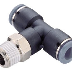 C24670728 Swivel tee adapter, 1/2" tube O/D, 1/4" NPT thread