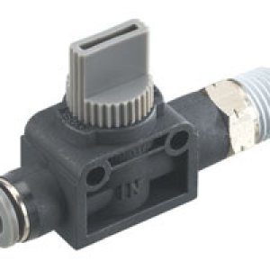 C24GH0418 3/2 Shutoff valve, 1/4" tube O/D, 1/8" NPT thread