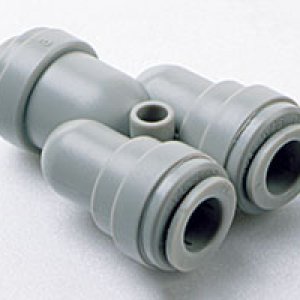 D20820400 Union Y, 1/4" tube O/D