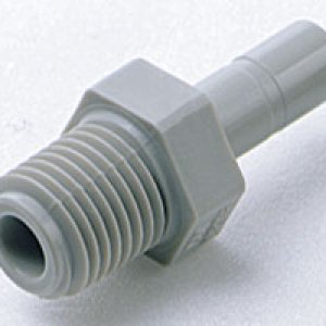 D24150418 Straight Stem Adapter, 1/4" stem O/D, 1/8" NPT thread