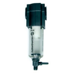 F72G-2AN-QT3 Excelon F72G Series, general purpose filter, 1/4" PTF ports, 40 µm, manual drain, transparent bowl, without service life indicator