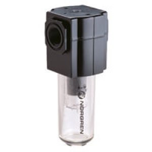 F72V-3AN-ELC Excelon F72V Series, oil vapor removal filter, 3/8" PTF ports, with transparent bowl