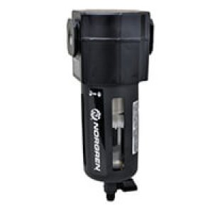F74G-4AN-QP1 Excelon F74G Series, general purpose filter, 1/2" NPT ports, 5 µm, manual drain, transparent bowl with guard