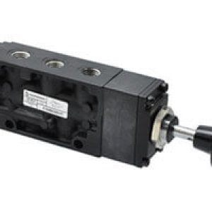 K71DA00KC0KB31P2 Nugget 200 Series 5/2 detent palm button actuated 1/4" NPT ported valve