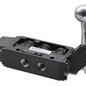 K71DA00KS1KL0 Nugget 200 Series 5/2 lever/spring actuated 1/4" NPT ported valve