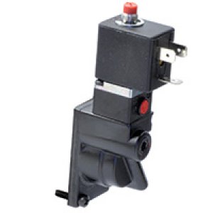 KV0 Solenoid operator, internal pilot, with locking override