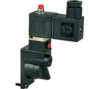 KV2 Nugget 200 Series nondetent, internal pilot solenoid operator w/ locking override
