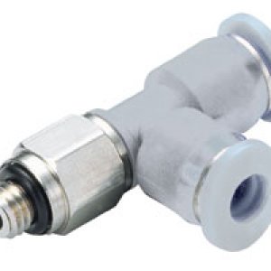 M24680418 Swivel Side Tee Adapter, 1/4" tube O/D, 1/8" NPT thread