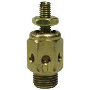 MM001A Quietaire Series, speed control muffler, 1/8" NPT male port, 40 µm sintered bronze element