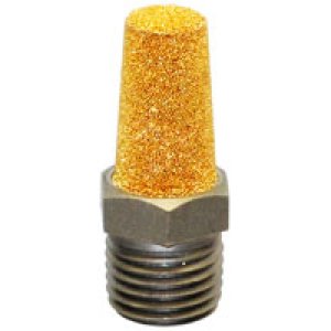 MS000A Quietaire Series, sintered bronze muffler, 10-32" NPT male thread