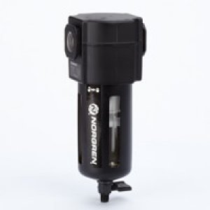 F74G-4AN-QP3 Excelon F74G Series, general purpose filter, 1/2" PTF ports, 40 µm, manual drain, transparent bowl with guard