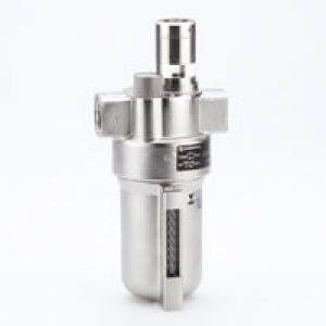 L22-400-OP8A L22 Series, stainless steel, oil-fog lubricator, 1/2" NPT ports, closed bowl
