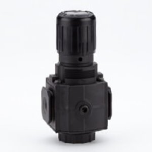 R73G-2AK-RMNCC7 Excelon R73G Series, 1/4" PTF ports, knob adjustment, relieving pressure regulator, without gauge, with COC