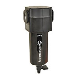 F74G-4AN-QM3 Excelon F74G Series, general purpose filter, 1/2" NPT ports, 40 µm, manual drain, metal bowl