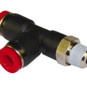 C01680618 Swivel Side Tee Adaptor, 6mm tube O/D, 1/8" ISO R thread