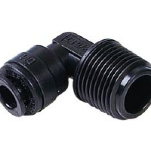D24450418 Elbow Adapter, 1/4" tube O/D, 1/8" NPT thread