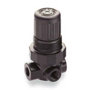 R07-100-RNEA R07 Series, mini regulator, 1/8" PTF ports, relieving, without gauge, 5 to 50 PSI outlet pressure range