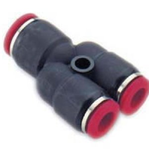C00820604 Y Connector (unequal), 4mm tube O/D, 6mm tube O/D