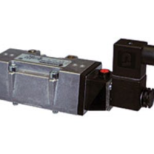 SXE9574-A80-00-18JB ISO #2, 5/2 valve, sol/spring (115Vac) with integral flow control