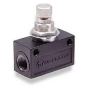 T1100A1800 T1100 Series, block form flow control, bi-directional, 1/8" NPT ports