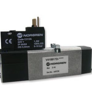 V405516D-C313B V40 Series, 5/2 valve, sol/spring (24Vdc) with connector