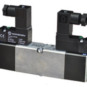 V415611D-C318B V41 Series, 5/3 valve, APB sol/sol (115Vac) with connector