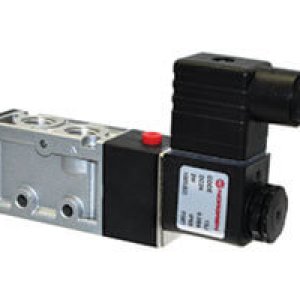 V51R517A-A213JB V51 Series, 5/2 valve, sol/spring, 24Vdc, 1/4" NPT ports