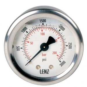 LENZ SS-3M-25 GLYCERIN GAUGE