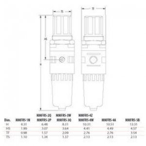 Clippard MMF-3W 3/8" NPT FILTER