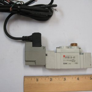 SMC SY7120-3D-02T Valve, .1-.7 MPA Operating Pressure, 100kpa to .7 MPA Pilot