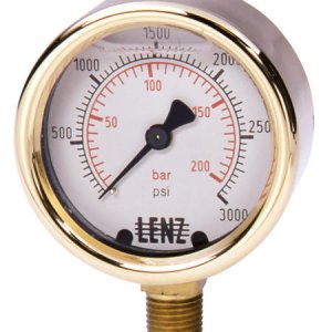 LENZ BAC-5M-25 GLYCERIN GAUGE